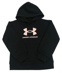 Černá mikina s logem a kapucí Under Armour