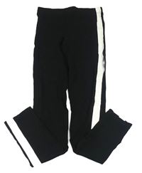 Černé legíny s pruhem H&M