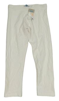 Nové - Bílé capri legíny Primark