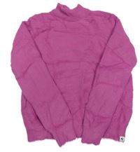 Fuchsiový chlupatý svetr Garcia