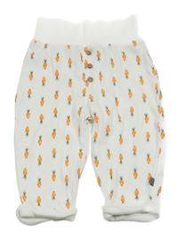 Bílé tepláky s mrkvemi Bornino