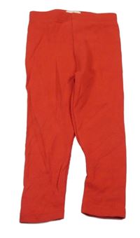 Červené žebrované legíny F&F