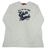 Smetanové triko s nápisem Esprit