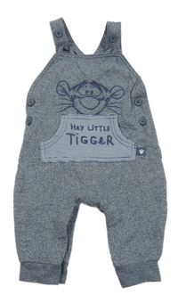 Modré melírované laclové tepláky s Tygrem George