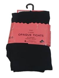 Nové - Černé silonky M&S