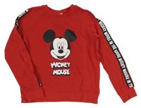 Červená mikina s Mickeym C&A