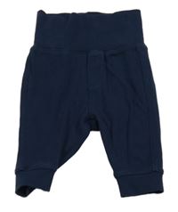 Tmavomodré lehké tepláky H&M