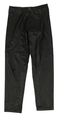 Černé koženkové legíny Matalan