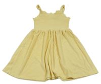 Žluté froté šaty F&F