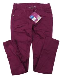Nové - fuchsinové skinny rifle Pepperts