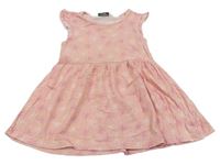 Světlerůžové šaty se srdíčky Primark