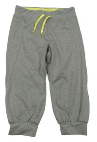 Šedé sportovní crop tepláky H&M