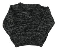 Černý melírovaná svetr Primark