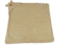 Béžová froté osuška s kapucí - medvěd M&S