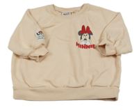 Pudrová mikina s Minnie Disney