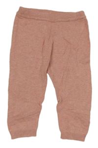 Růžové pletené tepláky Matalan