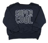 Tmavomodrá mikina s nápisem Primark