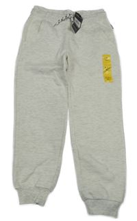 Nové - Světlešedé melírované tepláky Primark