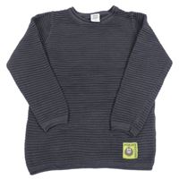 Antracitový žebrovaný svetr Kiki&Koko
