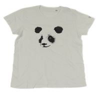 Bílé tričko s Pandou 