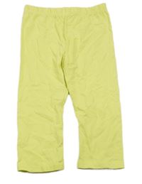 Neonově zelené crop legíny Dopodopo