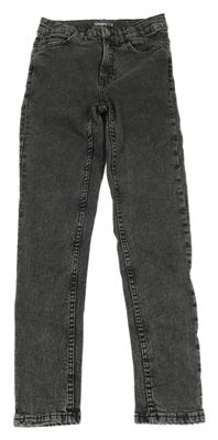 Šedé skinny fit rifle Zara