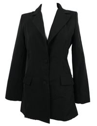 Dámský černý sakový kabát Boohoo 