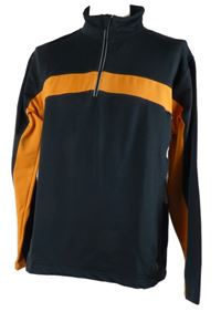 Pánská černo-oranžovo-bílá thermo mikina 