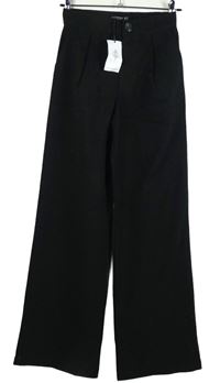 Nové - Dámské černé volné kalhoty Stradivarius vel. 32