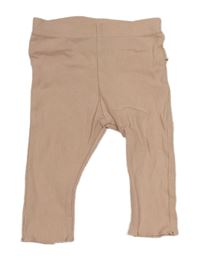 Světlerůžové žebrované legíny H&M