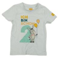 Bílé narozeninové tričko s potiskem Babywelt 