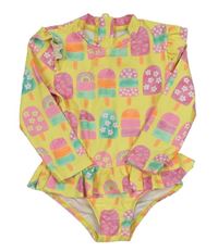 Žluto-barevné UV body se zmrzlinami Matalan 