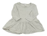 Šedé bavlněné šaty H&M