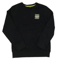 Černá mikina s potiskem zn. F&F