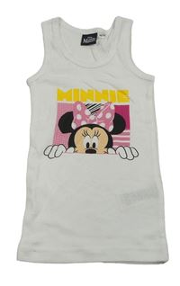 Bílí košilka s Minnie Disney