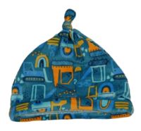 Modrá plyšová čepice s bagry Dunnes