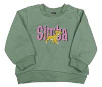 Světlekhaki mikina se Simbou Disney