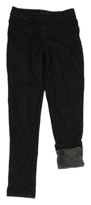 Tmavomodré zateplené tregíny riflového vzhledu C&A