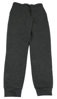 Tmavošedé strukturovsné tepláky Primark