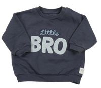 Tmavomodrošedá mikina s nápisem F&F