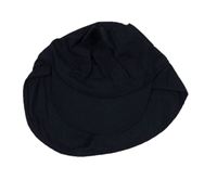 Tmavomodrá plátěná kšiltovka s oušky H&M