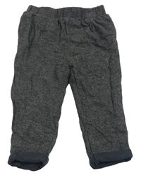 Šedé vzorované kalhoty Primark 