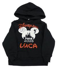 Černá mikina s Mickeym a kapucí H&M