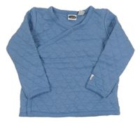 Světlemodrá vzorovaná zavinovací mikina Lily&Dn