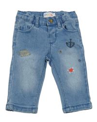 Modré rifle s kotvou Petits