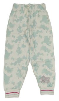 Bílo-modré vzorované tepláky s nápisem George