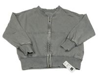 Nové - Šedá propínací mikina Dunnes