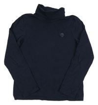 Tmavomodré triko s rolákem Orchestra