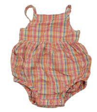 Červeno-barevné kostkované body H&M