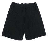 Černé bavlněné kraťasy H&M